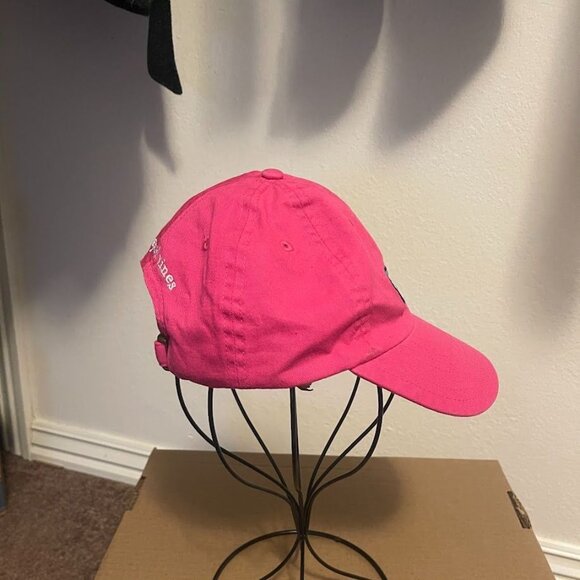 Vineyard Vines Pink Gingham Whale Adjustable Cotton Cap‎ - Picture 10 of 13